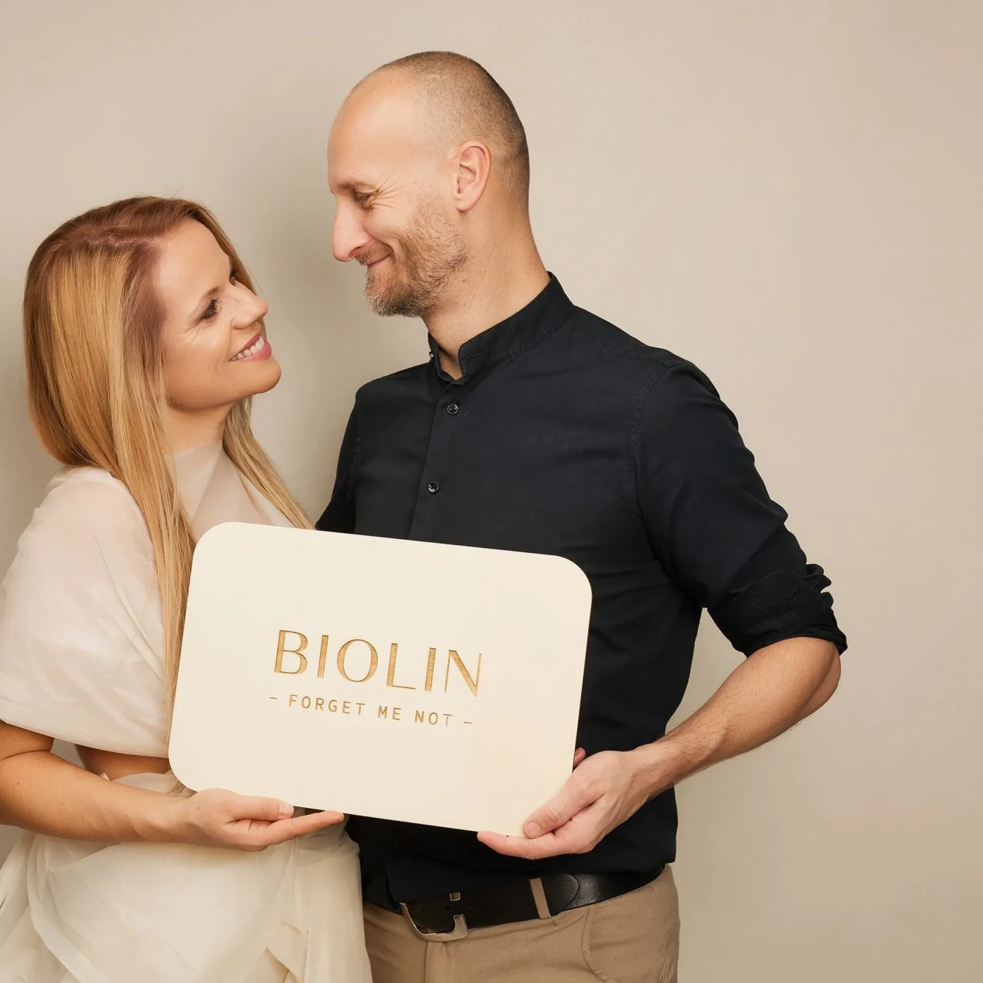 Špela and Boys Kovač, the founders of Biolin